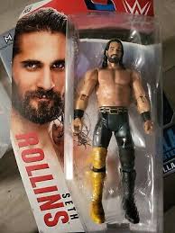 WWE Seth Rollins Basic Series #102 Action Figure in 6-Inch Scale with Articulation & Ring Gear