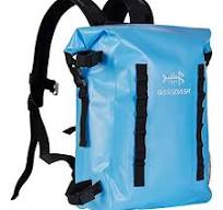 BASSDASH Waterproof TPU Backpack 24L Roll-Top Dry Bag with Rod Holder for  Fishing, Hiking, Camping, Kayaking, Rafting