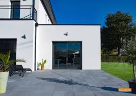 Baie Coulissante Terres De Fenetre Sublim Al Maison Moderne Olivier Terrasse Palmier Cactus Maison Moderne Maisons Contemporaines Fenetre