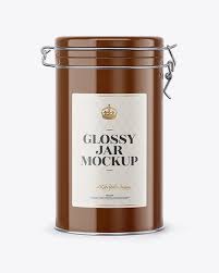 Download Glossy Ceramic Jar With Locking Lid Mockup In Jar Mockups On Yellow Images Object Mockups PSD Mockup Templates
