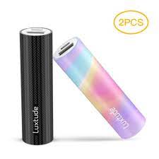 Nimble champ portable charger at $49.95. Luxtude Mycolors Portable Charger 2 Pack 3350mah Mini Power Bank For Iphone Lipstick Size Battery Pack Ultra Compact Powerbank Small Power Bank For Iphone Samsung Galaxy Etc Buy Online In Bosnia And Herzegovina At