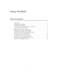 Using This Book Table Of Contents