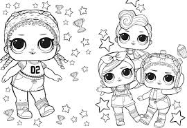A tree dwelling marsupial of asian origin, characterized by distinct black and white coloring. Lol Surprise Dolls Coloring Pages Print In A4 Format