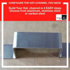 Https Metalscut4u Com Hat Channel Custom Size Aluminum Stainless Steel Homeimprovement Repair Handyman Steel Metal Home Improvement Steel