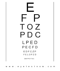 39 Actual Test Your Vision Eye Chart