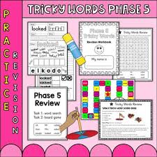 Phonics Phase 5 Tricky Words Practice Worksheets Uk Teaching Resources
