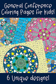 These pages are perfect for conference coloring!! General Conference Coloring Pages Affinity Grove