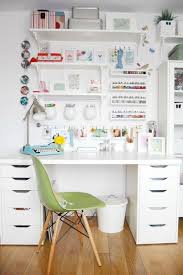 I think i need to purge more first. Home Office Ideas For Women On A Budget Who Want An Organized Feminine Workspace At Home Ikea Craft Room Craft Room Tables Ikea Crafts