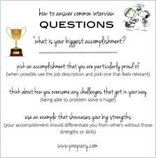 Common Interview Questions What Is Your Biggest Accomplishment This Or That Questions Common Interview Questions Interview Questions