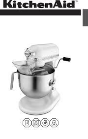 We don't know when or if this item will be back in stock. User Manual Kitchenaid Heavy Duty Mixer English 56 Pages