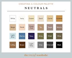 What two colors make beige. Step 4 Create A Colour Palette The Concept Wardrobe
