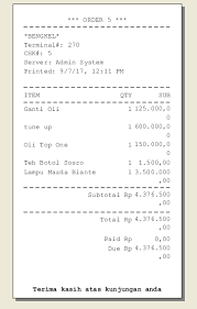 Bisa dikatakan kasir merupakan posisi yang cukup. Mesin Kasir Bengkel Mobil Motor Mesin Kasir Gratis Software Flopos