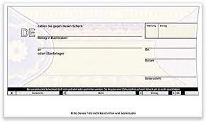 Scheckvorlage als symbolisches geldgeschenk / scheck vorlage zum ausdrucken. Europa Spendenscheck Pr Scheck Bankenscheck 1 Stuck Grosse 60 X 34 Cm Amazon De Burobedarf Schreibwaren