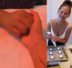 Jack passed away in october after teigen. Chrissy Teigen Gets Tattoo In Honour Of Son Jack Following Pregnancy Loss