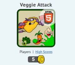 Our New Game Veggie Attack Is Live A Featured Section Has Also Been Added To The Game Arcade To Highlight Popular And New Games News Games Arcade Attack