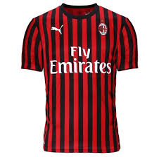 Camisa Do Bayern De Munique Azul E Vermelha Milan 19 20 Home Camisa Milan Ac Milan Camisas De Futebol