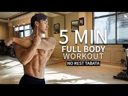 no gym full body workout feat 5 min