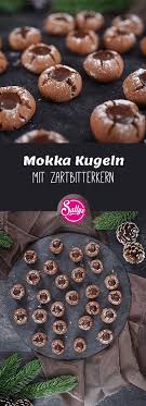 Mokka Kugeln Mit Zartbitterkern Sehr Zart Murbe Kahveli Kurabiye Sallys Blog Platzchen Backen Weihnachten Kekse Backen Rezept Platzchen Backen