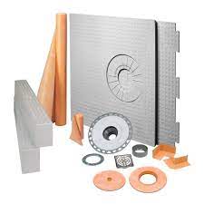 Reviews For Schluter Systems Kerdi Shower 32 In X 60 In Off Center Shower Kit In Pvc With Stainless Steel Drain Grate Kkb81152pvce The Home Depot