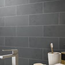 Installing a slate tile backsplash can be a great addition to your kitchen or bathroom as well as adding value to your home. Set Of 3 Natural Gray Slate Tiles 4 X 4 Stone For Backsplash Or Project Other Flooring Home Garden