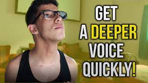 How To Make Your Voice Deeper! - Youtube