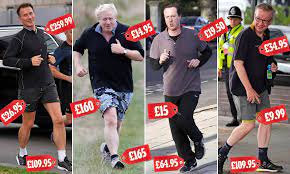If you found, boris johnson jogging funny. Running For Office The Jogging Gear Worn By Boris Gove And Hunt Daily Mail Online