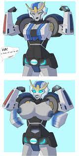 alien alien girl big boobs big breasts blue eyes blue lipstick  blue nipples boobs breasts breasts out busty female grey body mechavenatrix  robot robot girl robot humanoid strongarm (transformers)