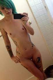 Still images of the video skinny and tattoed emo girlfriend selfshot if you believe the content in skinny and tattoed emo girlfriend selfshot is inappropriate, because: Tattooed Slender Emo Teen Taking A Nude Selfie Hotmirrorpics Com
