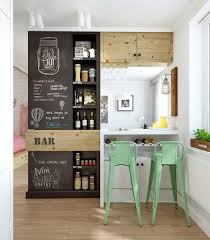 Cocinas Decoradas Con Paredes De Pizarra Muebles Para Espacios Pequenos Decoracion De Unas Disenos De Unas