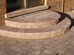 A bevel square is a tool used to set an angle for carpentry work. Rounded Paver Stairs Decorative Design Columbus Oh Columbus Decks Porches And Patios By Archadeck Of Columbus