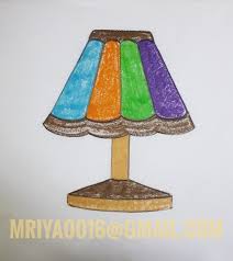 Table Lamp Painting By Riyamondal Basic Drawing For Kids Art Drawings For Kids Oil Pastel Drawings Easy