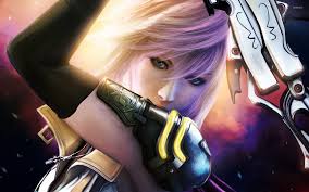 Why to live on the edge, girl. Lightning Final Fantasy Wallpaper 1920x1200 Download Hd Wallpaper Wallpapertip