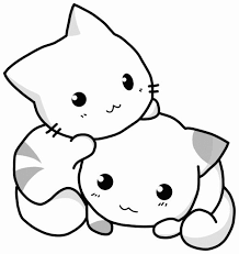Cats are cute, but they're also little wrecking crews in a home or yard thanks to their natural tendencies to scratch and mark territories. Cute Animal Coloring Pages Best Coloring Pages For Kids Cute Anime Cat Kitten Drawing Anime Kitten