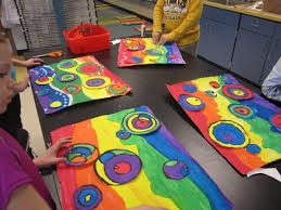 Kandinsky Project Georgetown Elementary Art Blog Elementary Art Classroom Art Projects Elementary Art Projects