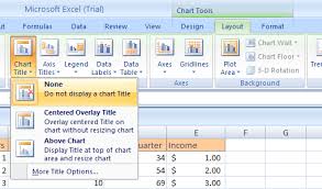 Excel Change Chart Title