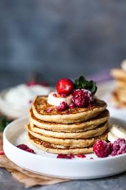 Make healthy banana oat pancakes for an easy, delicious breakfast! Gluten Free Banana Oats Blender Pancakes Vibrant Plate