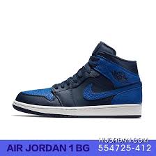Air Jordan 1 Aj1 Women Shoes Gs Basketball Shoes 554725 412 Copuon