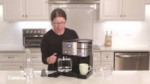 Every month or so you'll want to clean your coffee maker with vinegar. Cuisinart How To Clean Your Coffeemaker Ss 15 Youtube