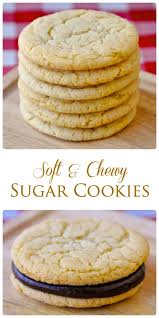 Soft Chewy Sugar Cookies Simple Buttery Delicious Recipe Popular Cookie Recipe Popular Cookies Chewy Sugar Cookies