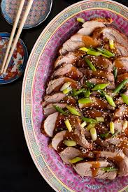 Bake at 25 to 30 minutes or until no longer pink in center and meat thermometer inserted in center registers 160°f. Chinese Pork Tenerloin With Honey Garlic Sauce Beautiful Life And Home