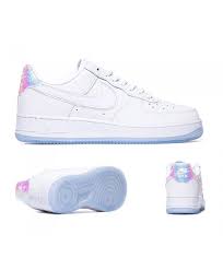 Nike Womens Air Force 1 07 Premium Trainers White Blue Tint S92434 Nike Air Rift Adidas Gazelle Mens Nike Air Force Sneaker