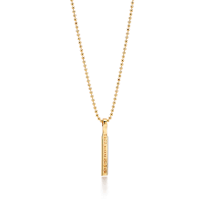 Chain 18k gold chain bracelets bracelets. Tiffany 1837 Makers Bar Pendant In 18k Gold 24 Tiffany Co
