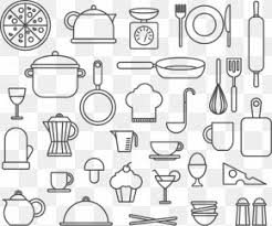 Black and white kitchen utensils clipart png flower. Kitchen Utensils Images Kitchen Utensils Transparent Png Free Download