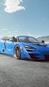 1440x2560 Blue Car 2020 Mclaren 720s N Largo Wallpaper Blue Car Mclaren Super Luxury Cars