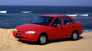 Image result for Mars Red 1994 Hyundai
