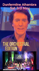 We are back! The Neil Diamond Tribute Spectacular with Fisher Stevens & His  Live Orchestra.  https://alhambradunfermline.com/event/a-beautiful-noise-with-fisher-stevens-and-his-orchestra/ 