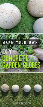 There are many different types and styles of backboards. Diy Concrete Garden Globes The Garden Glove