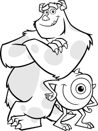 Monsters Inc Coloring Pages Monster Coloring Pages Disney Coloring Pages Coloring Pictures