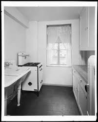 Wurts Bros New York N Y Queensbridge Housing Model Apartment 4 1 2 Rooms 22 75 A Month Kitchen 1939 Museum O Vintage Kitchen Small Kitchen Kitchen