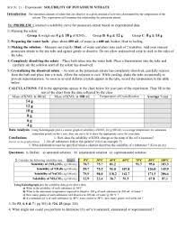 Effect of temperature on solubility of a salt by chempatenaude 6 months ago 9 minutes, 13 seconds 720 viewschemistry lab: Gizmo Answer Key Solubility And Temperature
